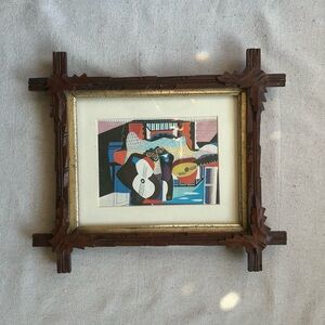 Antique folk art frame